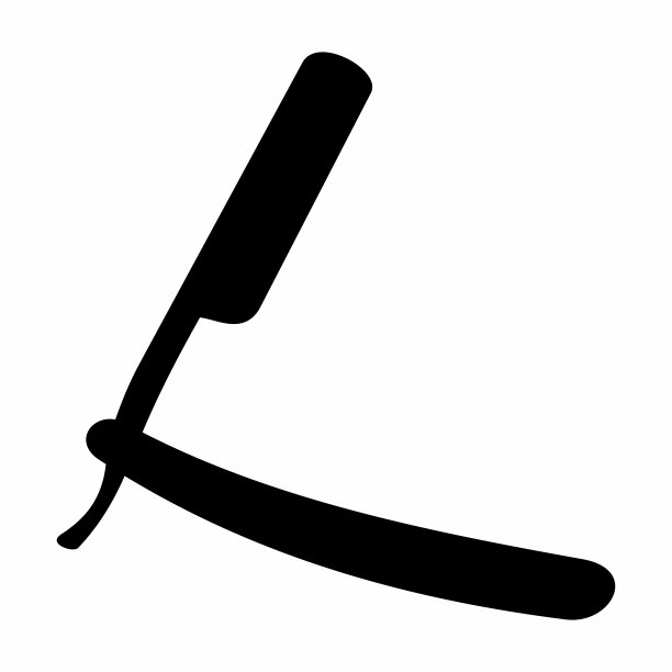 剃须刀黑暗轮廓图片下载