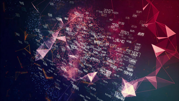 数字抽象背景图片下载