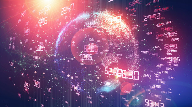 数字抽象背景图片下载