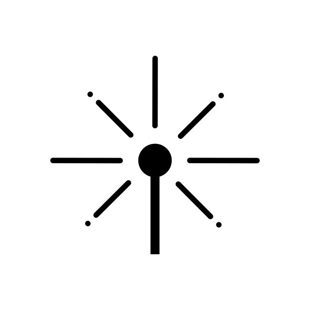 激光图标保护或安全。危险的武器。Lignt激光。图片下载