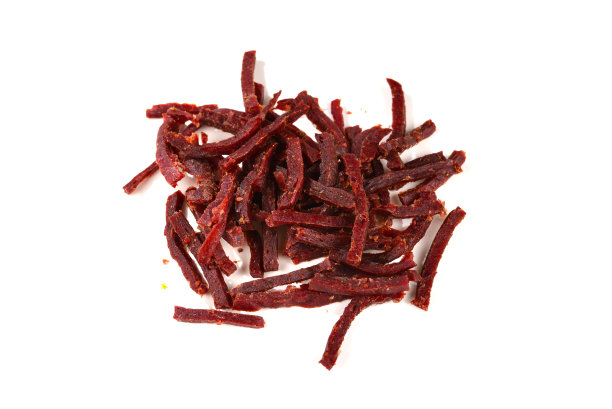 牛肉干棒孤立在白色。图片下载