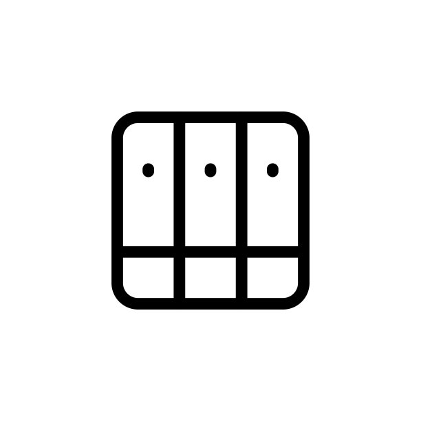 堆叠图书文件图标设计。简洁简洁的线条艺术专业企业管理概念矢量插画设计。图片下载