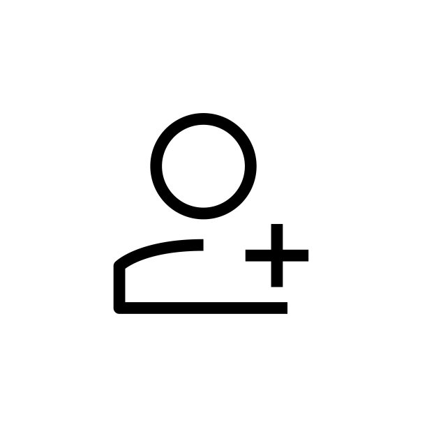 新员工图标设计。有加号符号的工人。简洁简洁的线条艺术专业企业管理概念矢量插画设计。图片下载