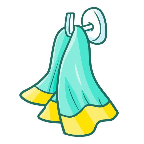 绿色的黄色挂在墙上图片下载