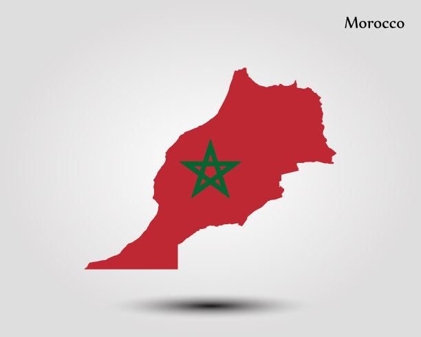 摩洛哥的地图图片下载