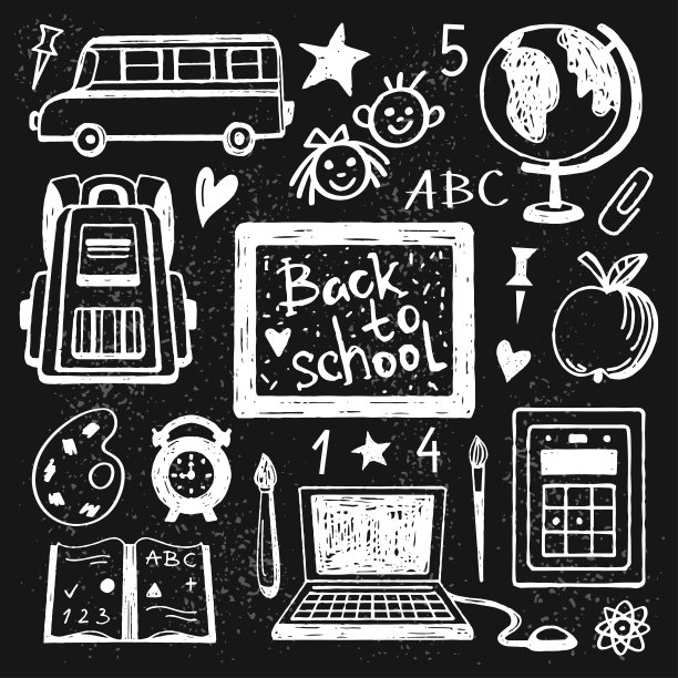 返回学校图标图片下载