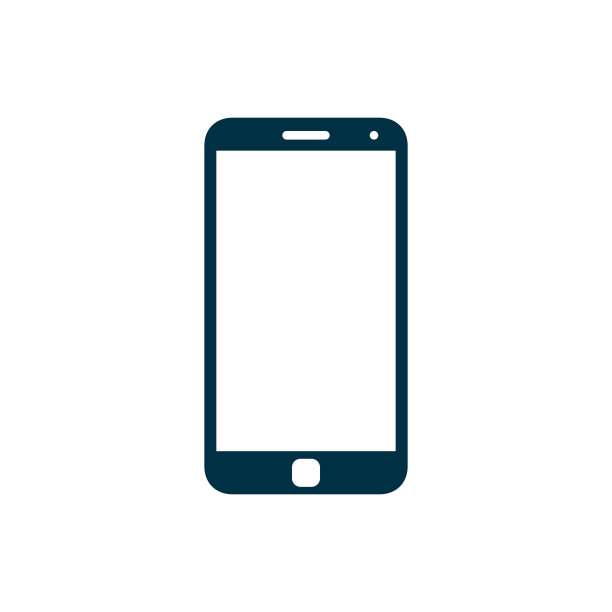 智能手机图标与空触摸屏-股票矢量图片下载