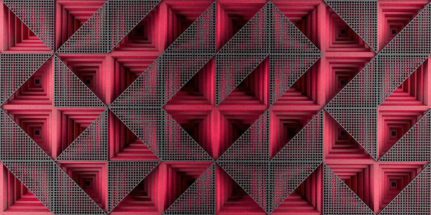 现代红色面板未来主义背景3d渲染图片下载