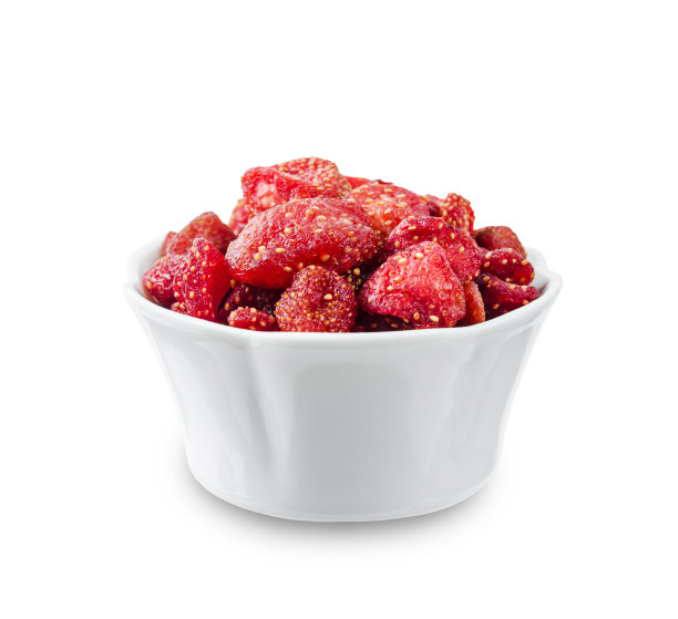 白碗里的草莓干图片下载