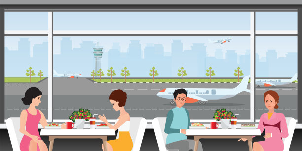 机场的候机室。图片下载