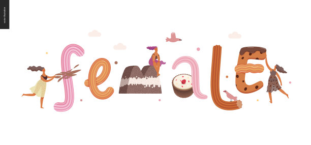 甜点的诱惑字体图片下载