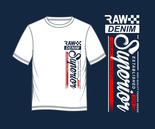 牛仔印刷口号，t恤和服装设计图片下载