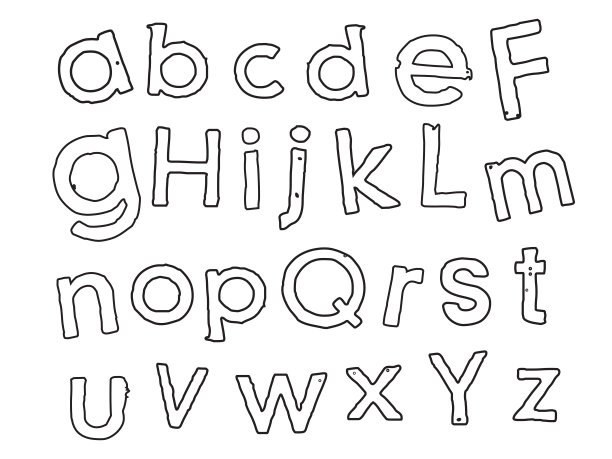 顽皮的孩子字体图片下载