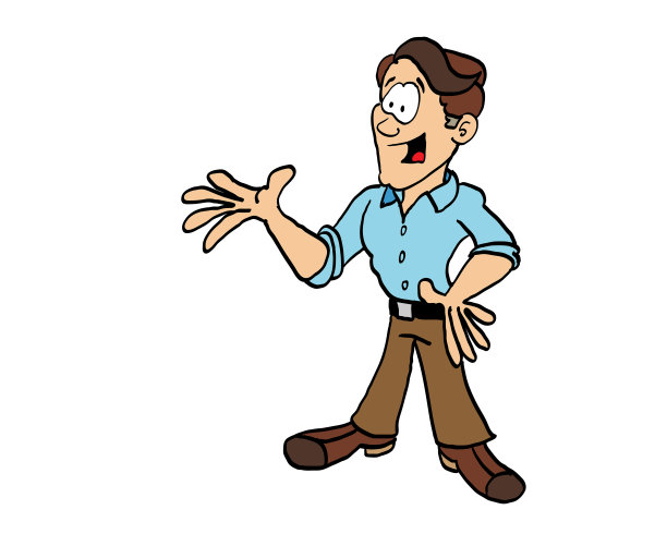 青年商人对话图片下载