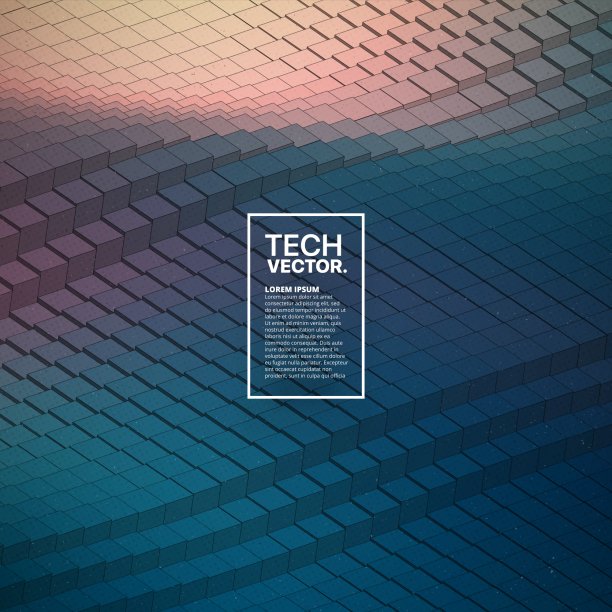 三维波形抽象矢量背景技术图片下载