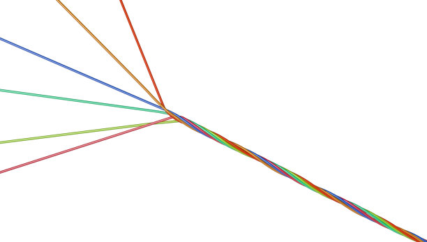 3D渲染扭曲的电线与剪切路径图片下载