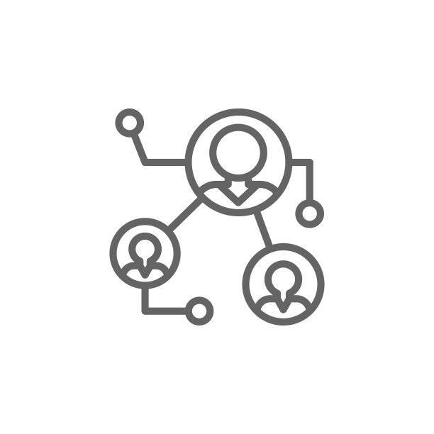 业务连接大纲图标。元素商业插图线图标。符号和符号可以用于网页，标志，手机应用程序，UI，用户体验图片下载