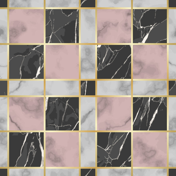 大理石矢量纹理豪华支票无缝模式图片下载