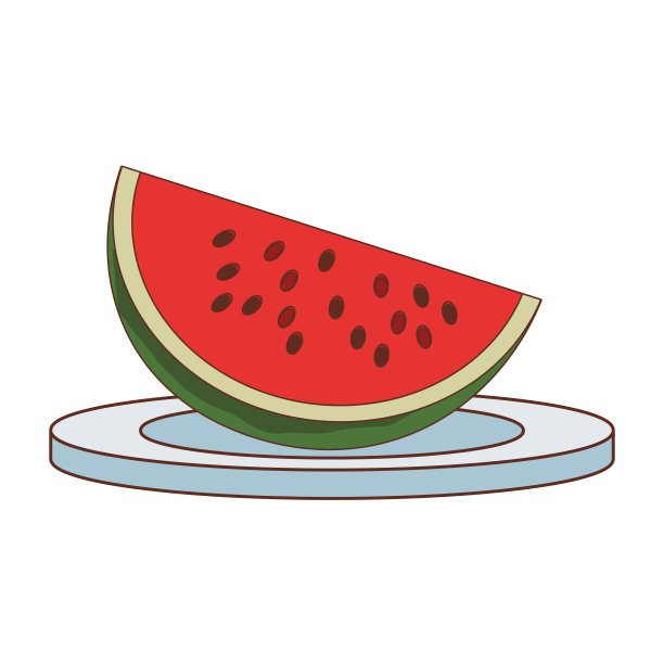 西瓜切片图片下载