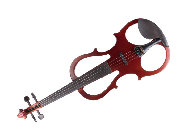 电小提琴孤立图片下载