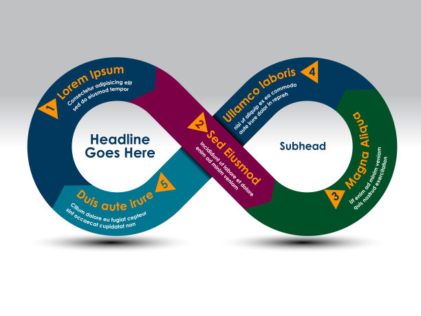 无限设计模板-向量图片下载