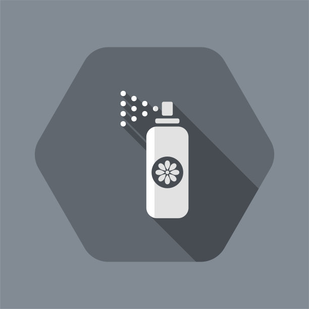 矢量插图的单一孤立的喷雾图标图片下载