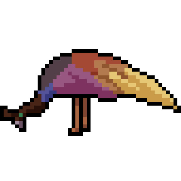 矢量像素艺术孤立的卡通图片下载