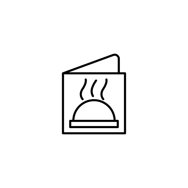 食品菜单图标矢量图图片下载