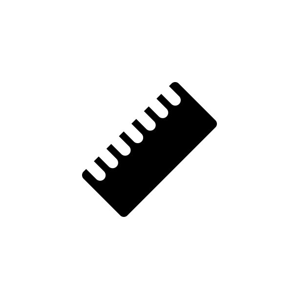 尺子工具图标矢量图图片下载