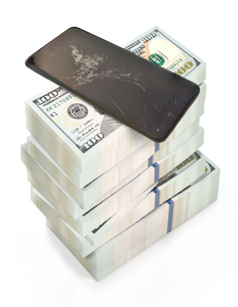 手机屏幕破裂。图片下载