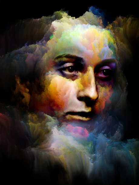 艺术肖像。图片下载