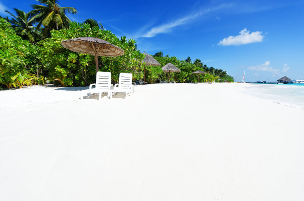 享受海滩度假复制空间场景图片下载