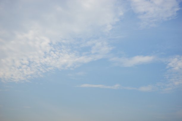 美丽的夏日积云背景柔和图片下载