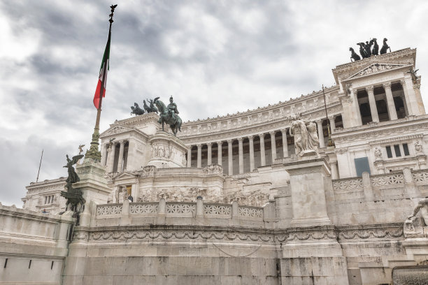 维托里奥·埃马努埃莱二世纪念碑。意大利图片下载
