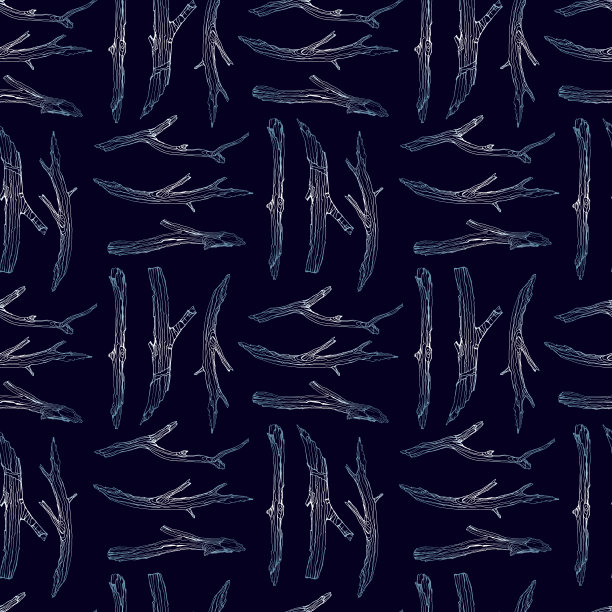 木枝和树桩模式图片下载