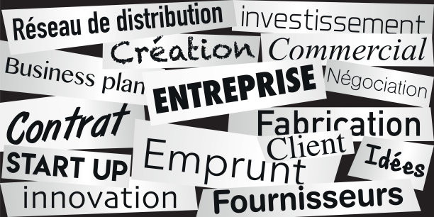 象征企业创造和融资以实现其目标的词语图片下载