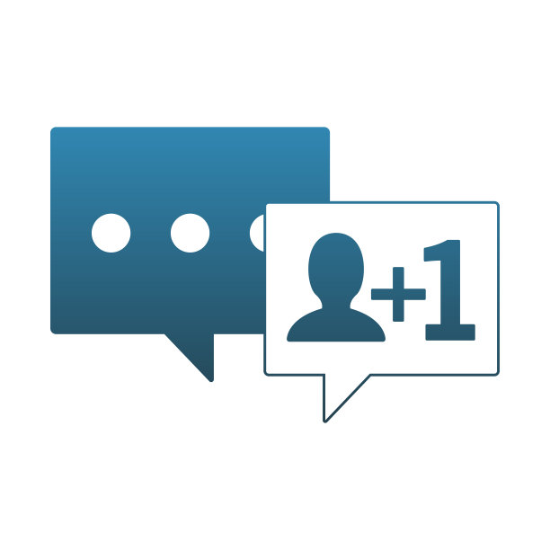 泡泡好友请求符号蓝线图片下载