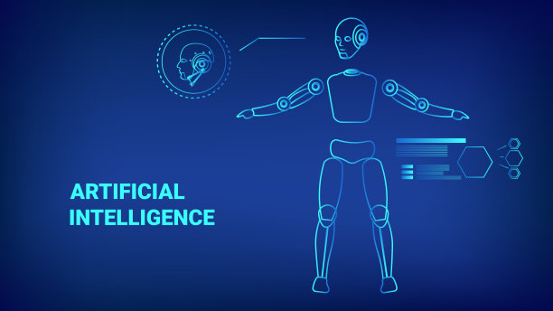 平面横幅与创造人工智能图片下载