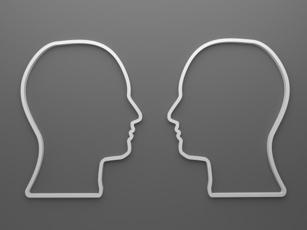 两人人头3d画图片下载