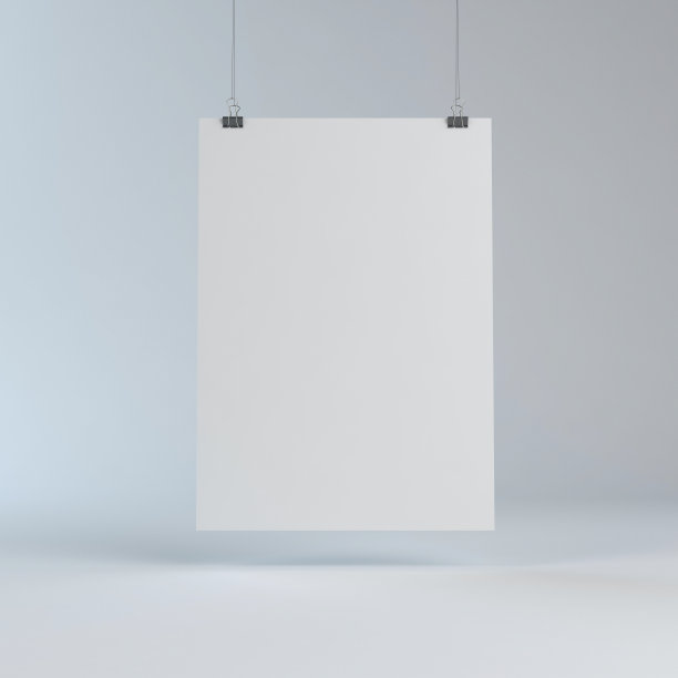 空白海报模型图片下载