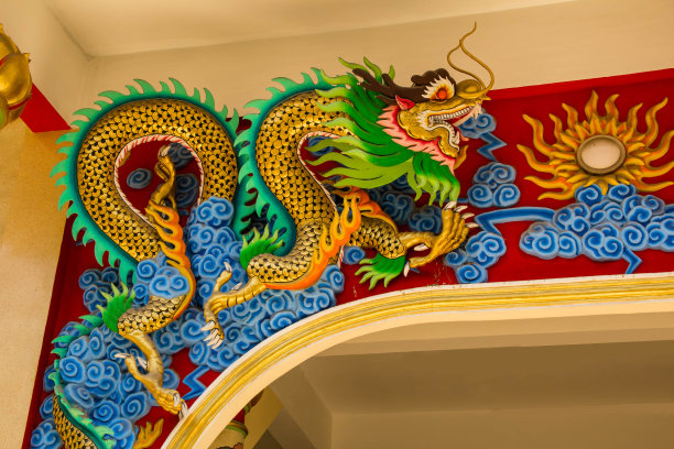 中国风金色龙图片下载