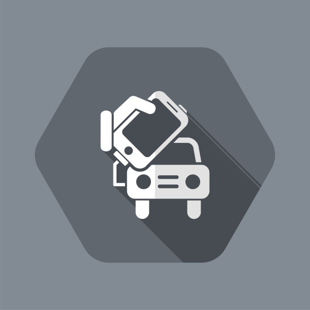 智能手机与汽车的连接图片下载