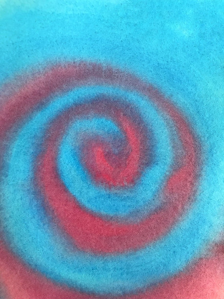 螺旋水彩插图图片下载