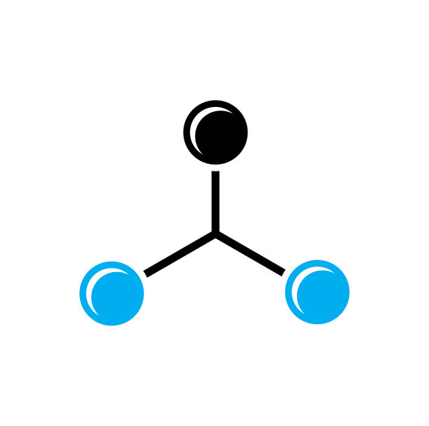 分子图标的背景图形和网页设计。简单的矢量信号。网站按钮或手机应用的互联网概念符号。图片下载