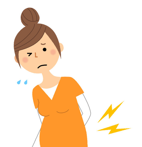 孕妇，背痛图片下载