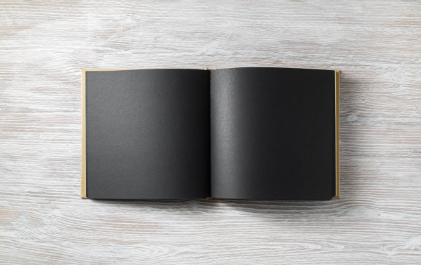 空白的黑皮书图片下载