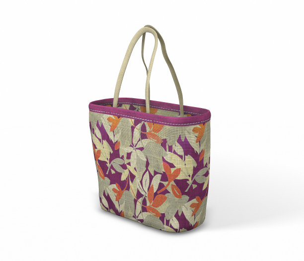 印花设计师购物袋图片下载