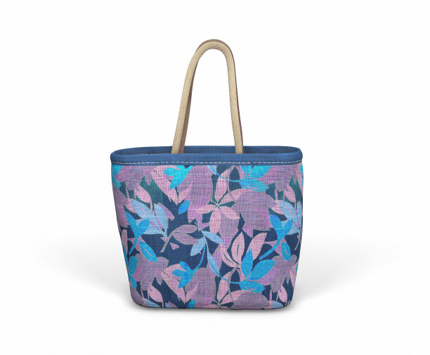 印花设计师购物袋图片下载