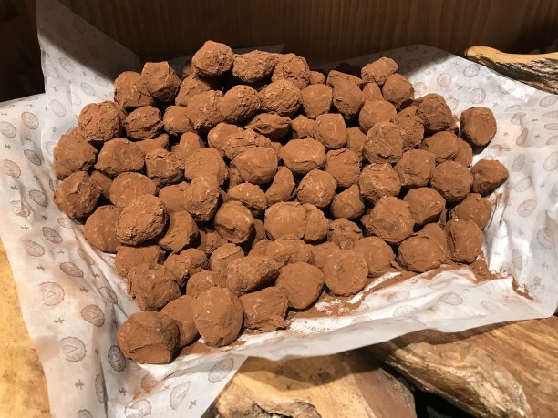 篮子里的美味松露巧克力图片下载