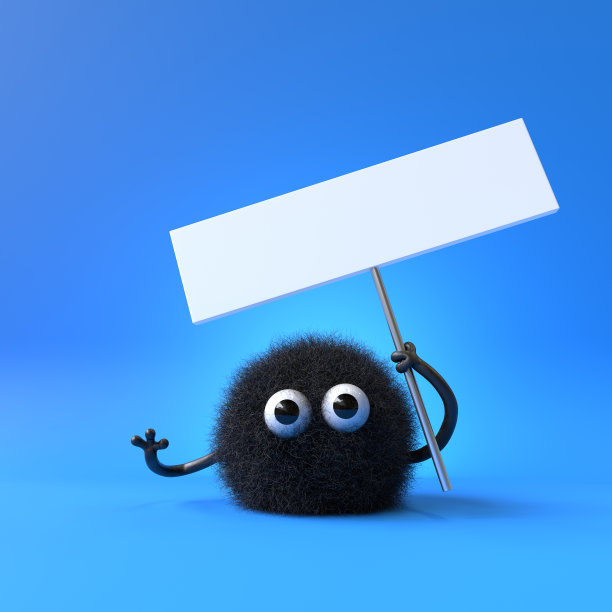 可爱的毛茸茸的怪物图片下载